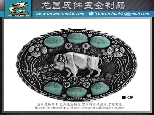 印第安人头像 金属皮带扣 5