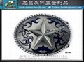 Five-pointed star totem metal buckle