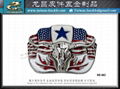 Independent Iron Cross Western Chopper Belt Buckle  15