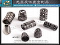 Conical rope buckle, hexagon, rope head buckle, Metal rope buckle