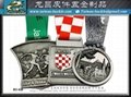 Marathon road race medal logo belt buckle 15