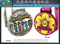 marathon finisher metal tag