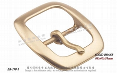 SOLID BRASS Horseshoe Metal buckl