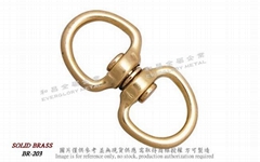 Customized  Brass Buckle，turning ring