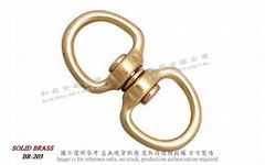 Customized  Brass Buckle，turning ring 