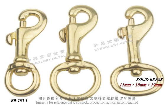 Customized  Brass Buckle，turning ring  5