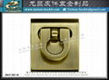 Leather bag metal lock design mold opening proofing production 3