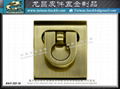 Leather bag metal lock design mold opening proofing production