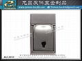 Leather bag metal lock design mold opening proofing production