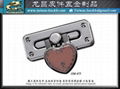 Fashion brand bag metal lock accessories, designed and made in Taiwan 2