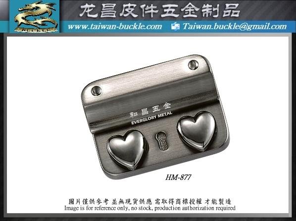 Fashion brand bag metal lock accessories, designed and made in Taiwan 3