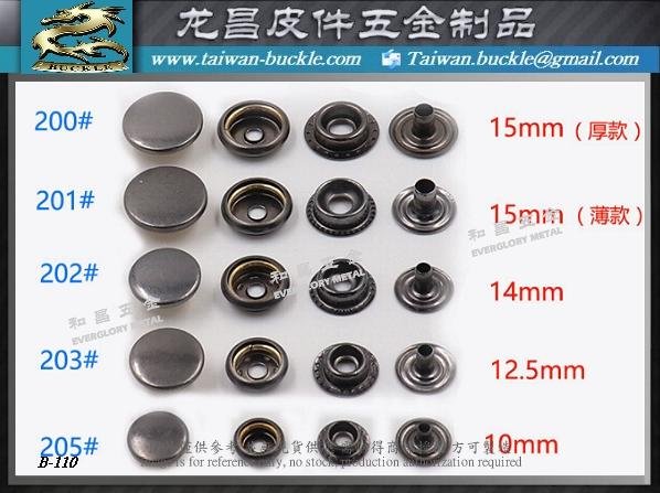 Manufacturing of metal snap buttons in Taiwan 4