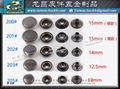 Manufacturing of metal snap buttons in Taiwan