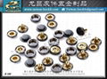 Environmentally friendly electroplating nickel-free metal snap button 1