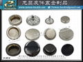 Environmentally friendly electroplating nickel-free metal snap button