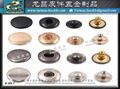 Environmentally friendly electroplating nickel-free metal snap button