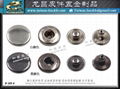 Environmentally friendly electroplating nickel-free metal snap button