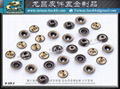 Environmentally friendly electroplating nickel-free metal snap button