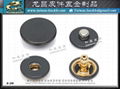 Environmentally friendly electroplating nickel-free metal snap button