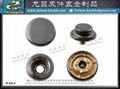 Environmentally friendly electroplating nickel-free metal snap button