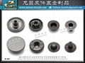 Environmentally friendly electroplating nickel-free metal snap button