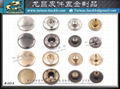 Environmentally friendly electroplating nickel-free metal snap button