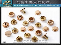 Spring button, metal snap button, male and female Logo button