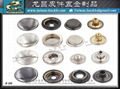 Spring button, metal snap button, male and female Logo button 2