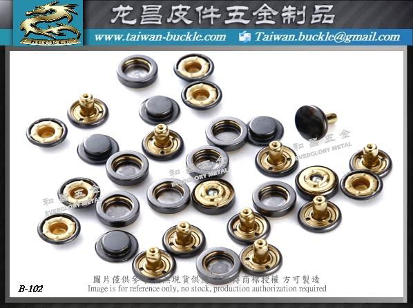 Spring button, metal snap button, male and female Logo button 3