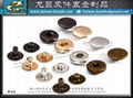 Spring button, metal snap button, male and female Logo button 15