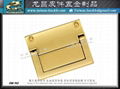 Fashion luggage metal lock design and manufacture