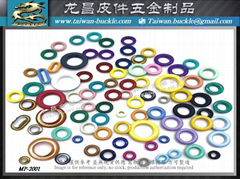 Painted eyelets, design and processing Made in Taiwan