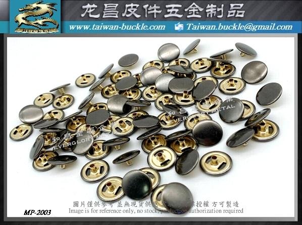 Taiwan zinc alloy four-in-one snap button 4