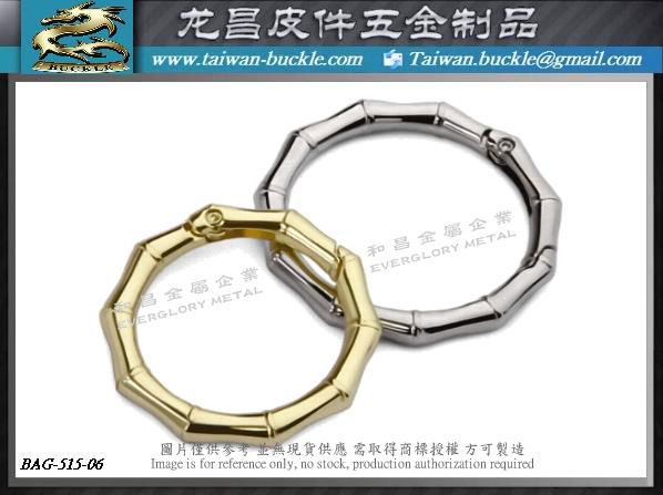 Metal spring ring buckle 4