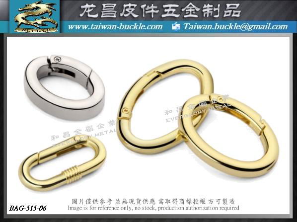 Metal spring ring buckle 5