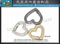 Heart-shaped metal spring coil
