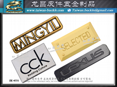 Tote Bag Metal tag customTaiwanese manufacturer