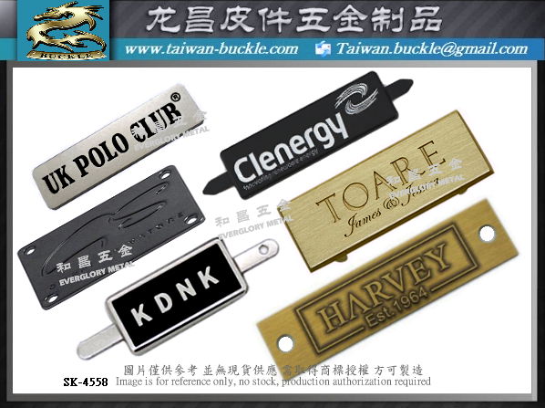 Brand accessories Logo Tag Metal 5