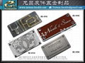 Popular Brand Bag Leather Metal Tag Nameplate Accessories
