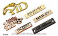 Trademark brand metal plate metal bag logo tag metal sequins