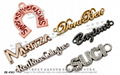 Trademark brand metal plate metal bag logo tag metal sequins