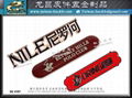 Sports equipment metal nameplate processing and production 5