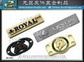 Sports equipment metal nameplate processing and production