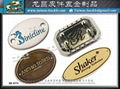 Sports equipment metal nameplate processing and production