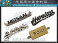 Sports equipment metal nameplate processing and production