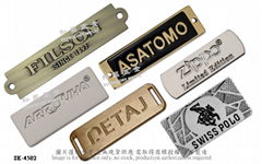 Brand accessories, Metal Logo Tag,Custom design