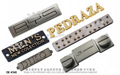 Leather handbags Buckle accessories, metal nameplate brand parts