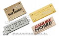 Leather handbags hardware accessories, metal nameplate brand parts