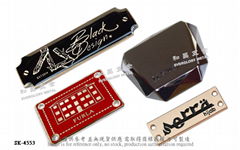 Brand bag hardware accessories metal nameplate