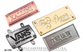 Brand bag accessories Logo designer bronze Tiepai  4